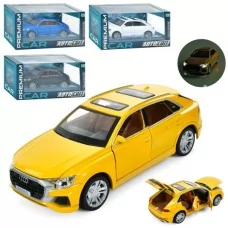 Машина AP-1824 АвтоСвіт, 1:32, метал, інерц, 16см, звук, світло, відчиняються двері/капот/багажник, гумові колеса, 4 кольори, на бат(табл), в кор-ці