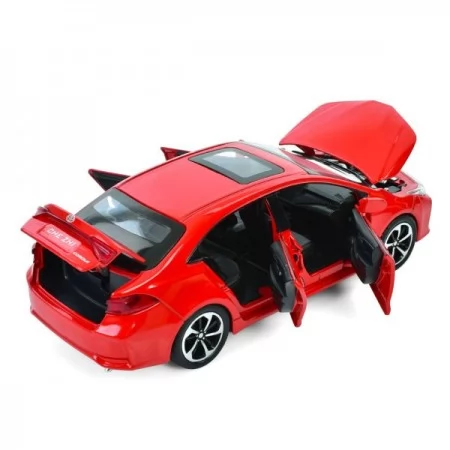 Машина AP-1852 АвтоСвіт, 1:32,метал, інерц, 15,5см, звук, світло, відчиняються двері/багажник/капот,гумові двері, на підставці, 3кольори, бат(табл), в кор-ці