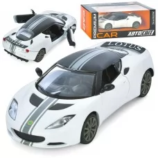 Металева машинка Lotus Evora S АвтоСвіт 1:24 з дверцятами що відчиняються