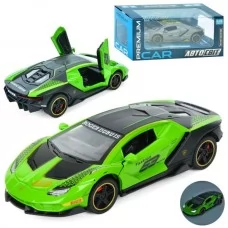 Машина AP-2039 АвтоСвіт,1:32,метал, інерц,15,5см,звук,світло,відчиняються двері/багажник,гумові колеса, 2види, бат(табл), в кор-ці