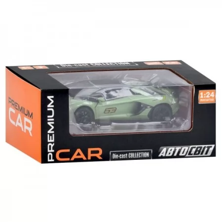 Машина AP-2052 АвтоСвіт, 1:24, метал, інерц, 21,5см, звук,світло,відчиняються двері, гумові колеса,4 кольори, бат(табл), в кор-ці Машина AP-2052 АвтоСвіт, 1:24, метал, інерц, 21,5см, звук,світло,відчиняються двері, гумові колеса,4 кольори, бат(табл), в кор-ці