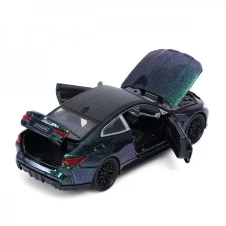 Машина AP-2110 АвтоСвіт, 1:32, метал, інерція, 15,5см, звук, світло, відчиняються двері/багажник/капот, гумові колеса, підставка, 4 кольори, на бат(табл), в коробці,18-9-9см