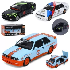 Машина AP-2120 АвтоСвіт, 1:24, метал, інерція, 21см, звук, світло, відчиняються двері/багажник/капот, гумові колеса, 3види, бат(табл), в коробці, 25,5-11-12,5см
