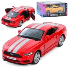 Машинка Ford Mustang 2015 инерционная металлическая с открывающимися дверями Машинка Ford Mustang 2015 инерционная металлическая с открывающимися дверями