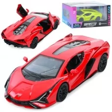 Инерционная машинка Lamborghini Sian металл, открывающиеся двери