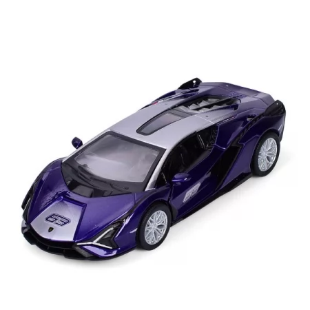 Машина KT5431WF інерція, метал, 1:40, 12,5см, відчиняються двері, гумові колеса, 4 кольори, в коробці, 16-7-7,5см