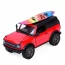 Машина KT5438WS інерція, метал, 1:34, 12,5см, дошка для серфінгу,відчиняються двері, гумові колеса, 4 кольори, в коробці, 16-7-7,5см
