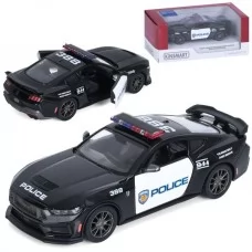 Машина KT5455WP метал, інерція, 1:38, 12см, поліція, відчиняються двері, гумові колеса, в кор-ці, 16-7-7,5см