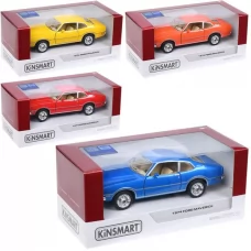 Машина KT5488W метал, інерція, 1:38, 12см, відчиняються двері, гумові колеса, 4 кольори, в коробці, 16-7-8см