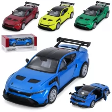 Машина KT5489W інерція, метал, 1:38, 12,5см, відчиняються двері, гумові колеса, 4 кольори, в коробці, 16-7-7,5см