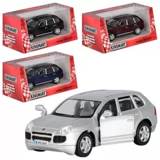 Машинка KT 5075 W металл, инер-я, 12,5см, 1:38, резин. колеса, открыв. двери, 4цвета, в кор-ке