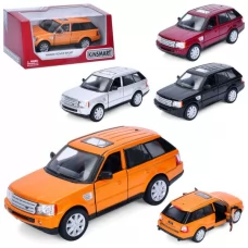 Машинка KT 5312 W металл, инер-я, 1:38, 12,5см, резин.колеса, открыв.двери, 4цвета, в кор-ке