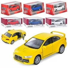 Машинка KT 5329 W металл, инер-я, 1:36, 12,5см, резин.колеса, открыв.двери, 4цвета, в кор-ке