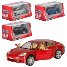 Машинка KT 5347 W металл, инер-я, 12,5см, 1:40, резин. колеса, открыв. двери, 4цвета, в кор-ке Машинка KT 5347 W металл, инер-я, 12,5см, 1:40, резин. колеса, открыв. двери, 4цвета, в кор-ке