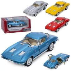 Машинка KT 5358 W металл, инер-я, 1:32, 12,5см,резин.колеса, открыв.двери, 4цвета, в кор-ке