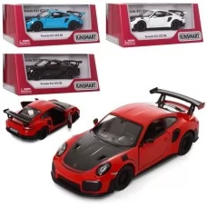 Машинка KT 5408W металл,инер-я,1:36,12,5см, резин.колеса, открыв.двери,4цв, в кор-ке