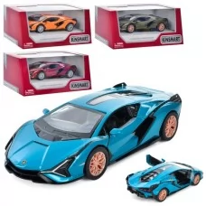 Інерційна машинка BabyToys KT5431W з дверима, що відкриваються