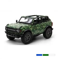 Металлическая модель джипа Ford Bronco Camo с инерционным ходом