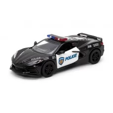 Машинка Corvette Police инерционная металлическая