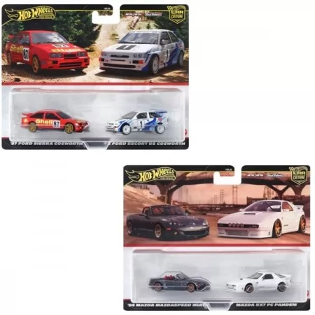 Набор из 2-х коллекционных машинок серии "Car Culture" Hot Wheels (в ассортименте) Стандартный размер Hot Wheels (1:64)