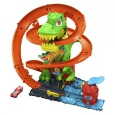Игровой набор "Атака огненного Ти-Рекса" Hot Wheels Размер упаковки 10 x 45 x 25 см