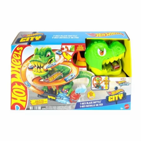 Игровой набор "Атака огненного Ти-Рекса" Hot Wheels Размер упаковки 10 x 45 x 25 см Игровой набор "Атака огненного Ти-Рекса" Hot Wheels Размер упаковки 10 x 45 x 25 см