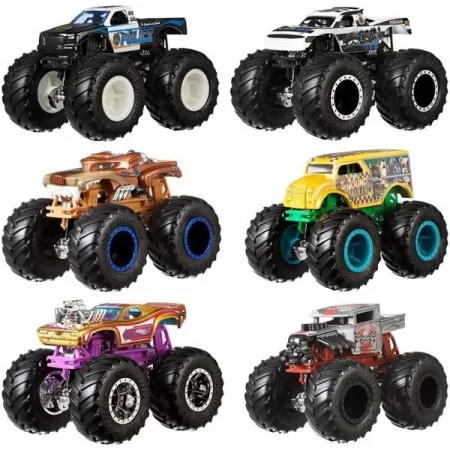 Набір із 2 машинок-позашляховиків серії "Monster Trucks" Hot Wheels Масштаб 1:64 ,
Серія Monster Trucks
