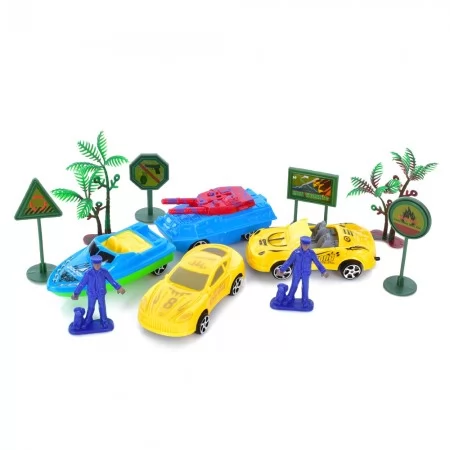 Набор инерционных машинок BabyToys 711-102, 9 см, 9 штук в наборе Набор инерционных машинок BabyToys 711-102, 9 см, 9 штук в наборе