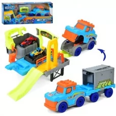 Автотрек машинки BabyToys 8142 с прицепом 31,5см