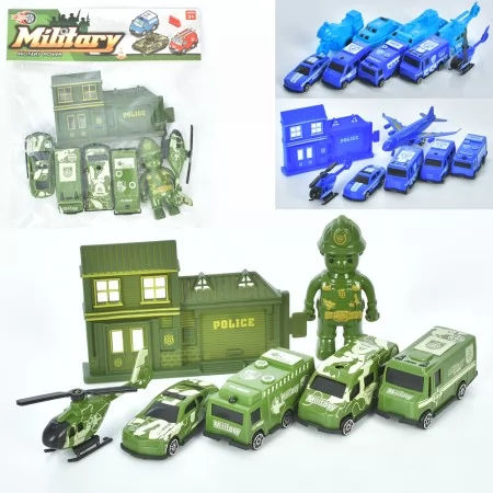 Набор машинок инерционных BabyToys, 3 вида, от 6 см, пластик