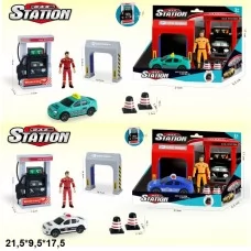 Набор машинок BabyToys SY-325 инерционный с заправкой