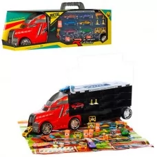 Трейлер BabyToys LA-015 с 6 машинками, металл, 55см Трейлер BabyToys LA-015 с 6 машинками, металл, 55см