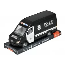 Автомобиль Mercedes-Benz Sprinter грузовой – черный на планшетке Tigres 39721