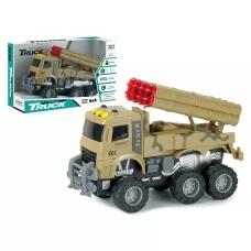 Машинка інерційна зенітна гармата Truck, 24 см, світиться та звук 999-124A