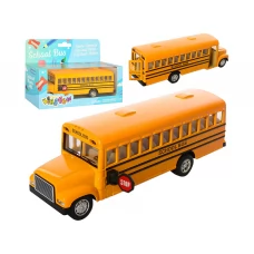 Автобус металлический инерционный School Bus Kinsfun KS 6501 W