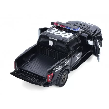 Машинка металлическая инерционная 2022 Ford F-1 Raptor Police Kinsmart KT5436WP
