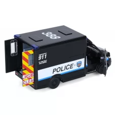 Транспорт спецслужб металлический инерционный полиция, Kinsmart KT5479W Транспорт спецслужб металлический инерционный полиция, Kinsmart KT5479W