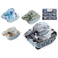 Набор инерционных машинок-танков Alloy Model, 8 шт, военная техника (цена за набор) LT373379