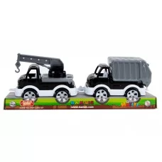 Кран мусоровоз Mini Matiki на планшет 2шт BAMSIC 002/10 Кран мусоровоз Mini Matiki на планшет 2шт BAMSIC 002/10