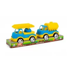 Водовоз пожарный Mini Matiki на планшете 2шт BAMSIC 002/11