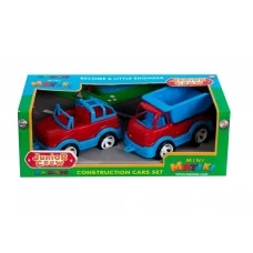 Внедорожник, грузовик Mini Matiki в коробке 2шт BAMSIC 002/13 Внедорожник, грузовик Mini Matiki в коробке 2шт BAMSIC 002/13