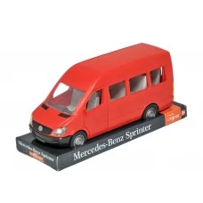 Автомобиль Mercedes-Benz Sprinter пассажирский – красный на планшетке Tigres 39705