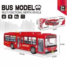 Инерционный автобус BabyToys 138-1 со светом и музыкой Инерционный автобус BabyToys 138-1 со светом и музыкой