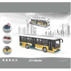 Автобус CLM 0771 C металопластик, інерція, звук, підсвічування, в коробці Автобус CLM 0771 C металопластик, інерція, звук, підсвічування, в коробці