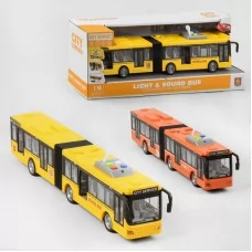Автобус WY 913 AB 2 кольори, світло, звук, інерційна, в коробці Автобус WY 913 AB 2 кольори, світло, звук, інерційна, в коробці
