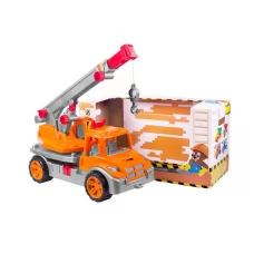  Автокран 3695 колір помаранчевий "Technok Toys"