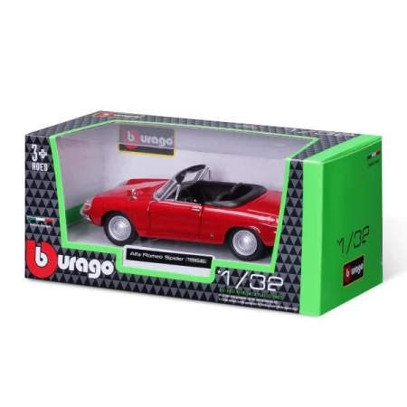 Автомодель Bburago Alfa Romeo Spider 1966, 1: 32 18-43047