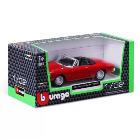 Автомодель Bburago Alfa Romeo Spider 1966, 1: 32 18-43047