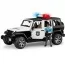 Автомодель Bruder Полицейский автомобиль Jeep Wrangler Unlimited Rubicon с фигуркой, свет, звуки 1: 16