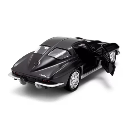 Автомодель - CHEVROLET CORVETTE SPLIT WINDOW 1963 матовий чорний 